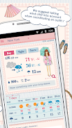 OshareWeather - For cute girls スクリーンショット 1