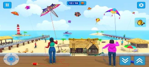 Kite Game Kite Flying 螢幕截圖 2