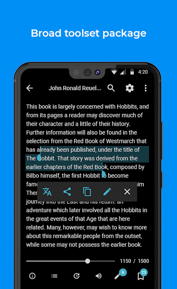 FullReader – e-book reader 스크린샷 1