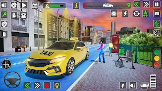 Taxi Driver Cab Car Driving 3D应用截图第2张