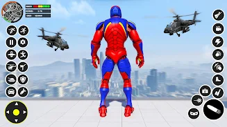 Spider Rescue- Rope Hero games ဖန်သားပြင်ဓာတ်ပုံ 0