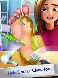 Foot Doctor ASMR Offline Games Capture d'écran 1