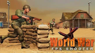 World War Army: War Duty Games Capture d'écran 2