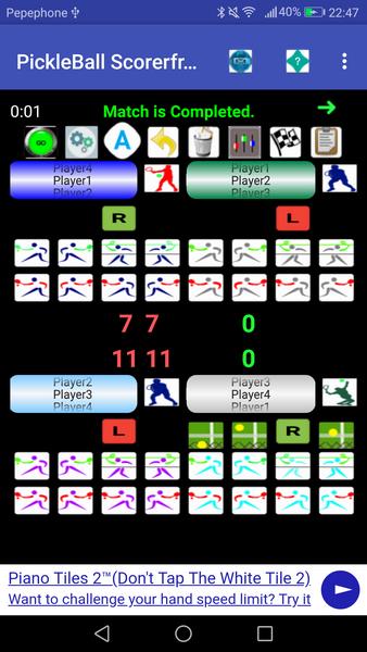 PickleBall Scorer plus online Radio, play music/vi Screenshot 3