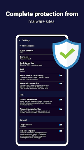 Secure VPN - A private browser Captura de tela 3