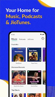 JioSaavn - Music & Podcasts Zrzut ekranu 0