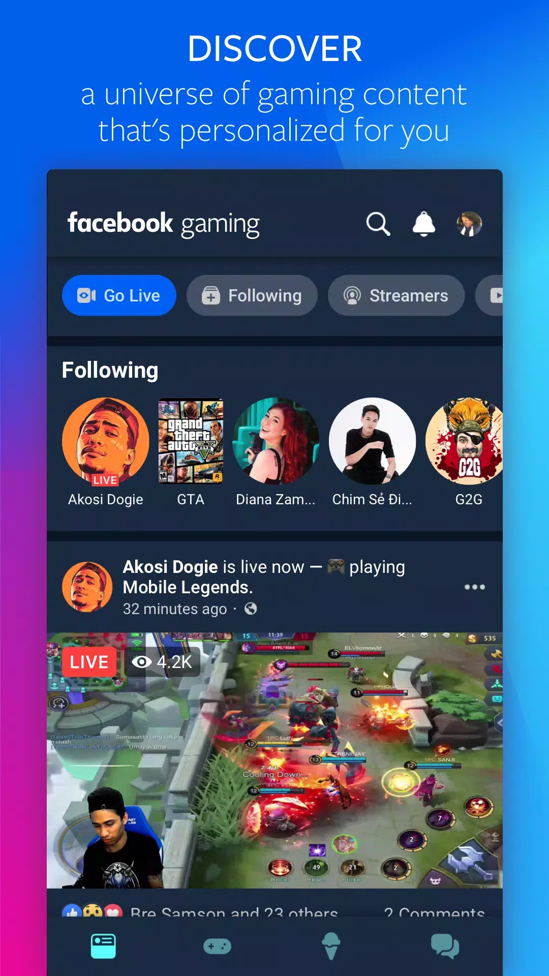 FaÇebook Gaming: Play, Watch, ဖန်သားပြင်ဓာတ်ပုံ 1
