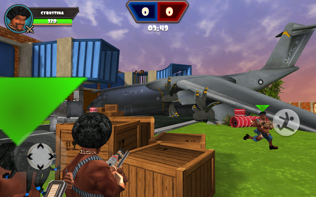 Airport Clash 3D - Minigun Sho স্ক্রিনশট 1