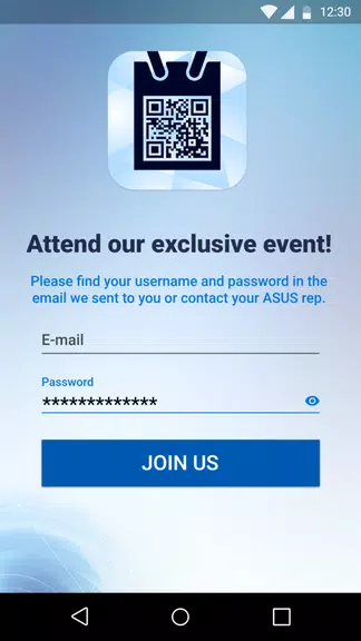 ASUS Invitation App Ảnh chụp màn hình 1