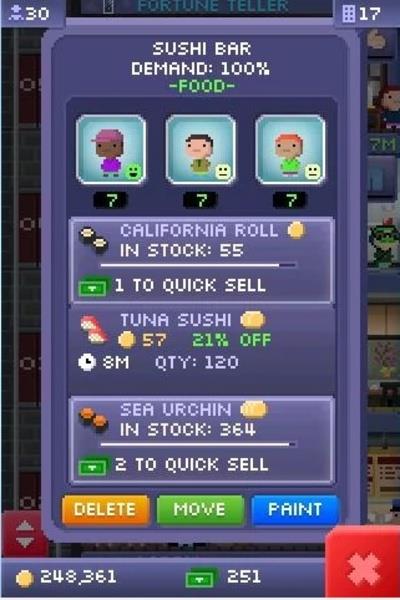 Tiny Tower Mod Zrzut ekranu 1