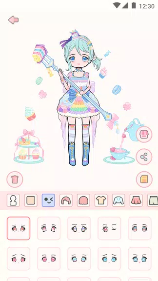 Cute live star:dress up avatar ภาพหน้าจอ 1