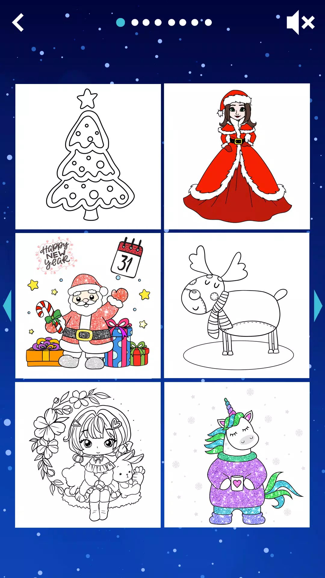 Christmas kids coloring Ảnh chụp màn hình 2