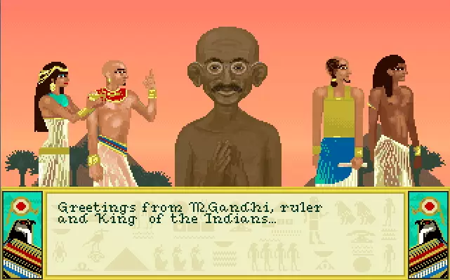 Sounds like Gandhi is upcoming DLC for Civ 7. Image credit: Firaxis.