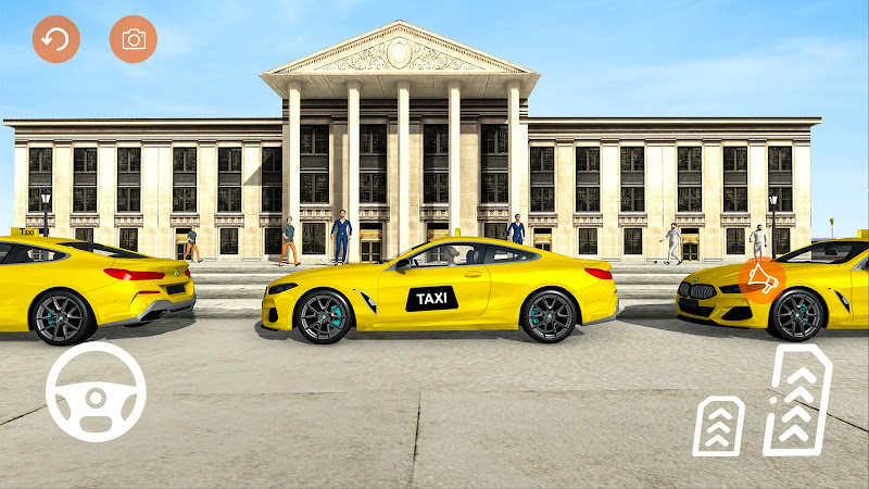 Grand Taxi simulator 3D game Ảnh chụp màn hình 1