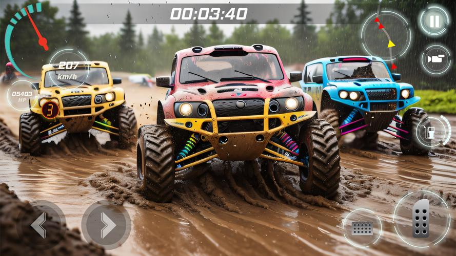 Offroad Mud Truck Game Offline Ekran Görüntüsü 1
