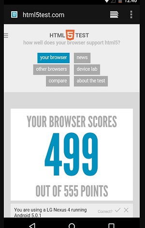 Schermata Android System WebView Beta 0