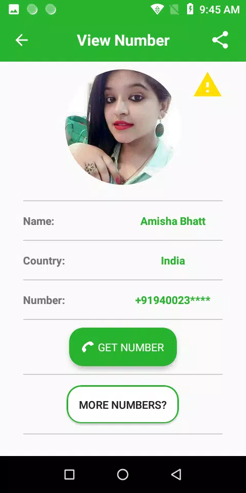 Girls Phone Number for Chat 螢幕截圖 3