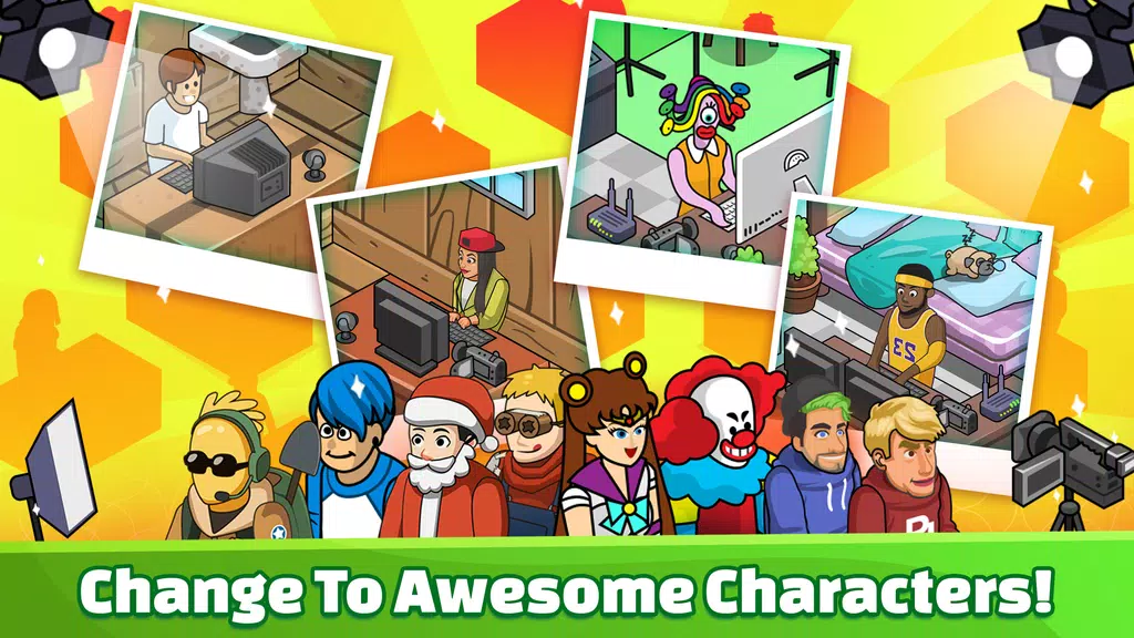 Tube Tycoon - Tubers Simulator 螢幕截圖 2