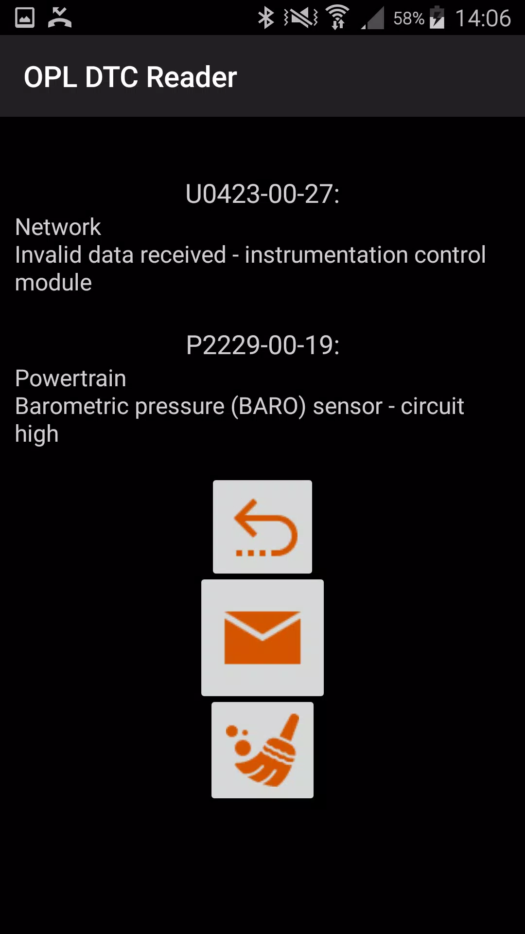 OPL DTC Reader スクリーンショット 3