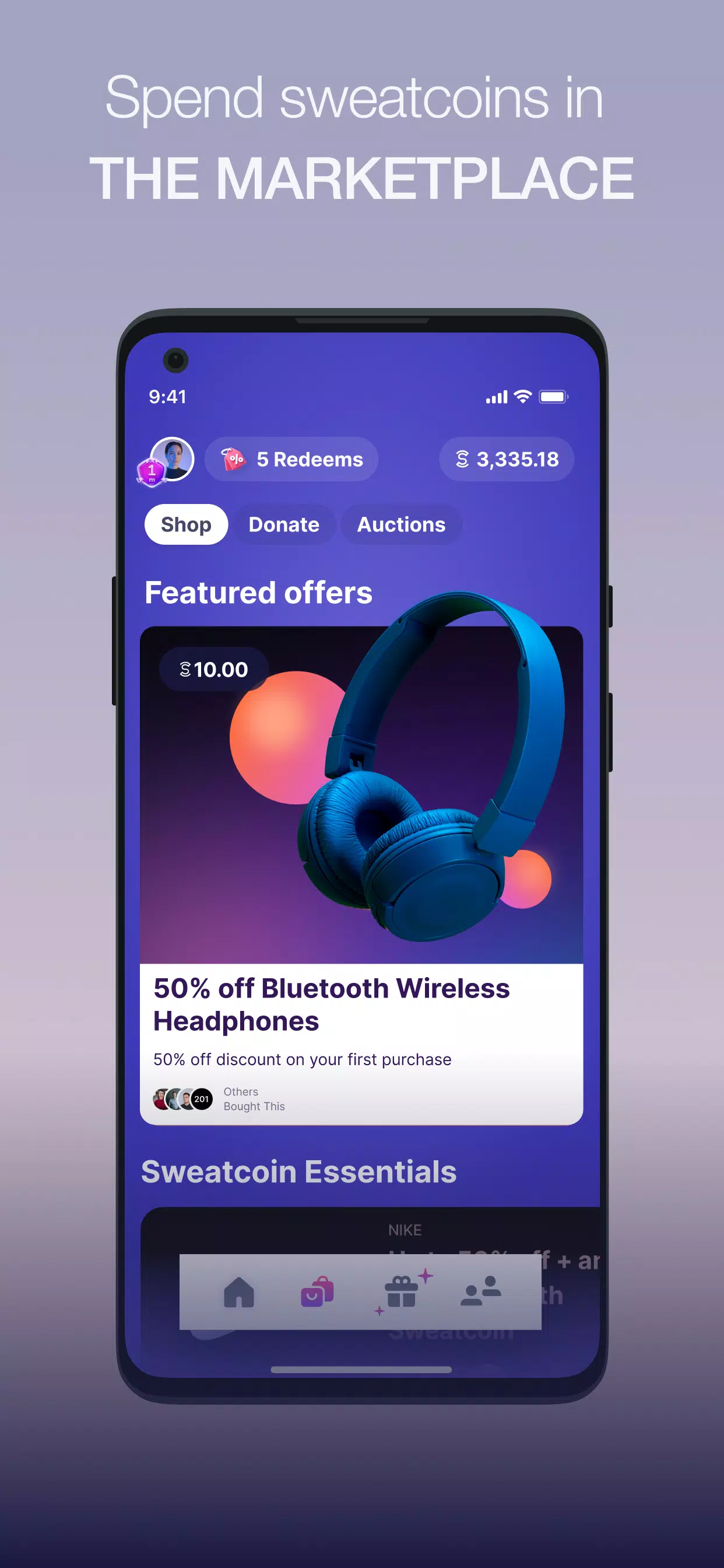 Sweatcoin・Walking Step Counter ภาพหน้าจอ 3