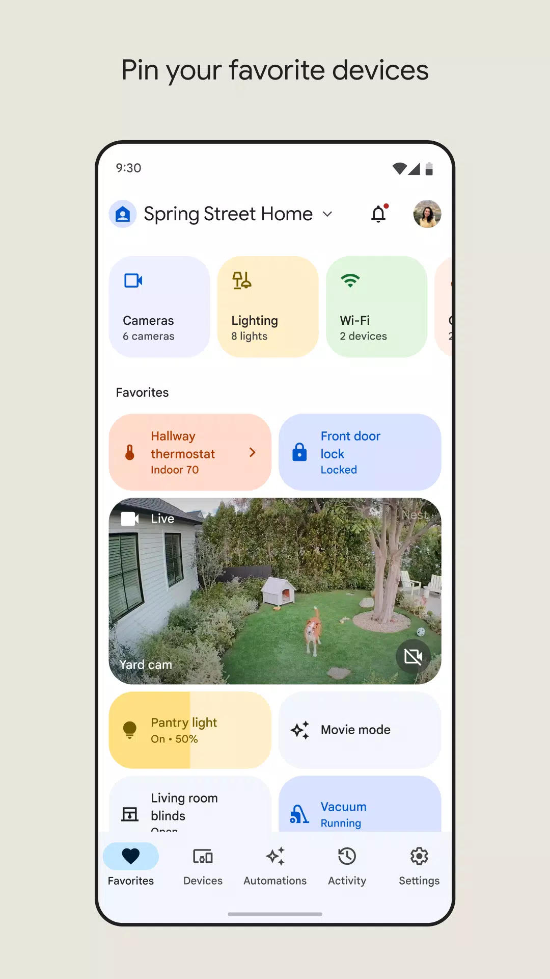 Google Home ဖန်သားပြင်ဓာတ်ပုံ 0