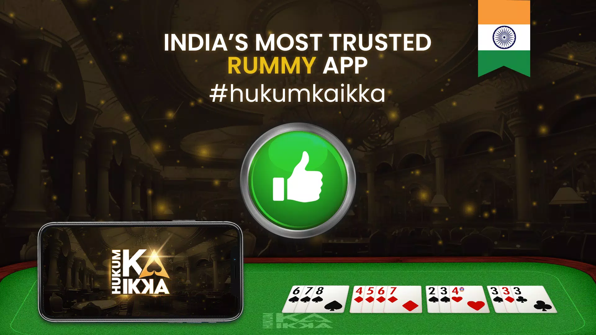 HukumKaIkka Rummy Game Ekran Görüntüsü 0