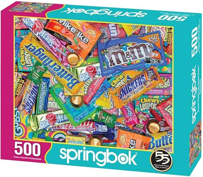 Springbok's 500 Piece Jigsaw Puzzle Sweet Tooth, Multi