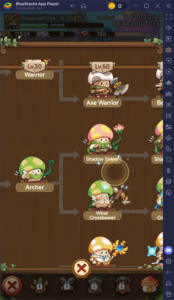 Legend of Mushroom Class Evolution Guide