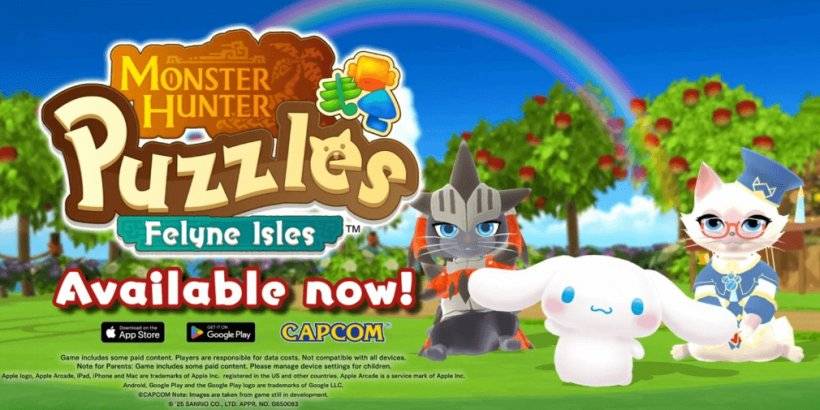 Monster Hunter Puzzle: Si Felyne Isles ay nakikipagtulungan sa Sanrio upang dalhin ang kaibig -ibig na pup cinnamoroll sa isla ng mga pusa