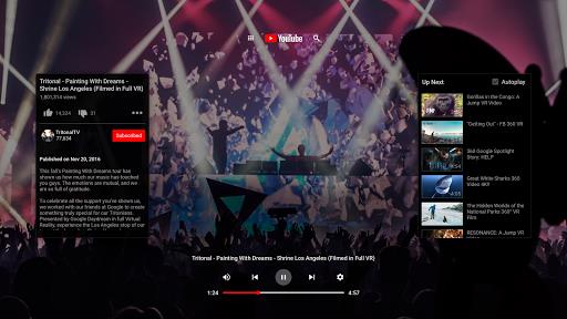 YouTube VR ဖန်သားပြင်ဓာတ်ပုံ 0
