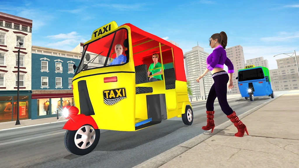 Grand Tuk Tuk Rickshaw Game 螢幕截圖 2