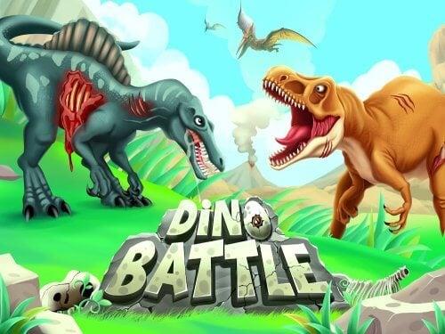 Dino Battle ဖန်သားပြင်ဓာတ်ပုံ 0