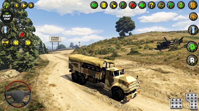 American Army Truck Driving Скриншот 2