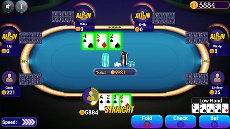 Omaha Poker Offline স্ক্রিনশট 2