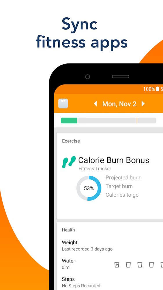 Calorie Counter by Lose It! Mod ဖန်သားပြင်ဓာတ်ပုံ 0