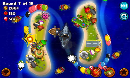 Bloons Monkey City Captura de pantalla 1