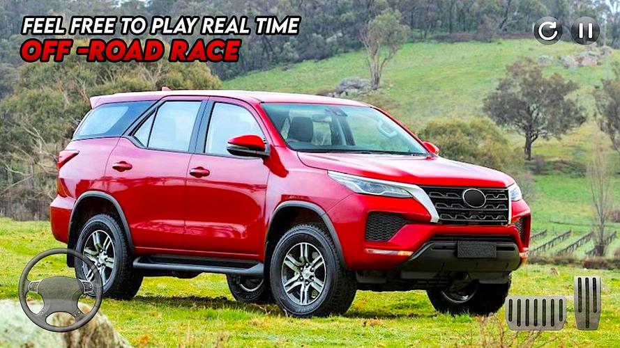 Fortuner Car Simulator Game 3D Captura de tela 1