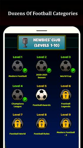 Football Quiz Game 2024 ဖန်သားပြင်ဓာတ်ပုံ 2
