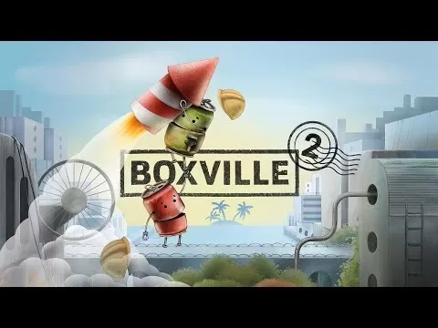 Boxville 2 mobile gameplay featuring hand-drawn puzzle adventure