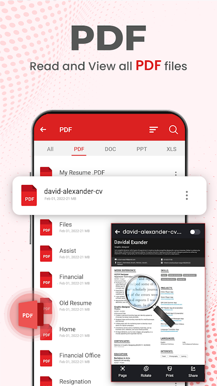 All Document Reader PDF Reader Captura de pantalla 1