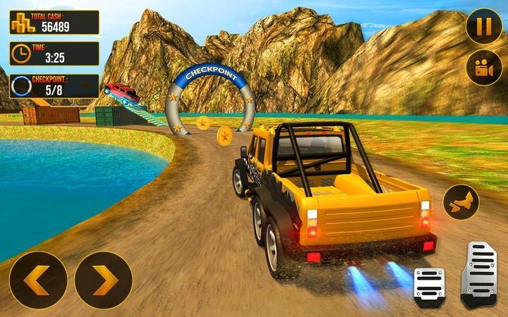 Uphill Jeep Driving Simulator Schermafbeelding 2