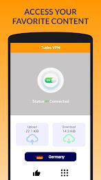 Turbo VPN - Fast Secure VPN 螢幕截圖 3