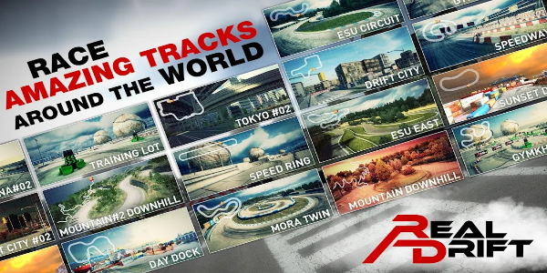Real Drift Car Racing Captura de tela 1