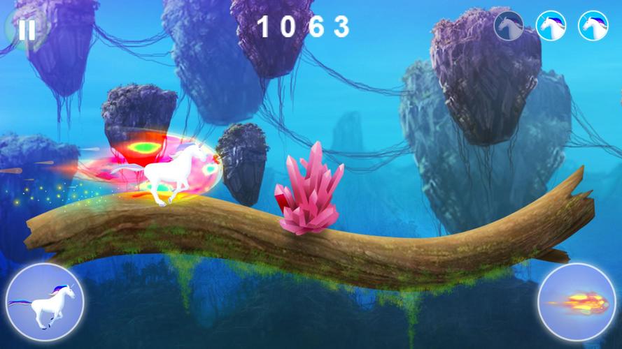 Unicorn dash : Magical Sky 螢幕截圖 1