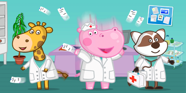 Hippo doctor: Kids hospital Captura de pantalla 2