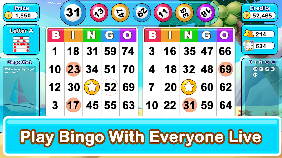 Hey Bingo™: Fun Bingo 75 Game Ảnh chụp màn hình 0