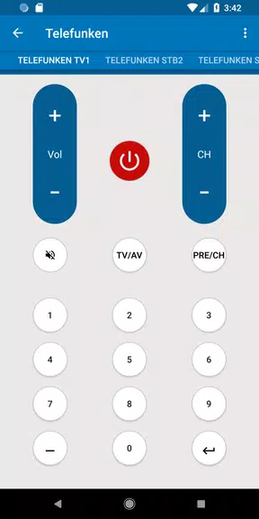 Telefunken TV Remote スクリーンショット 3