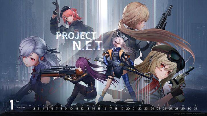 Project Net ซึ่งเป็นนักกีฬายิงปืน GFL2 คนที่สามเปิดการลงทะเบียนล่วงหน้า