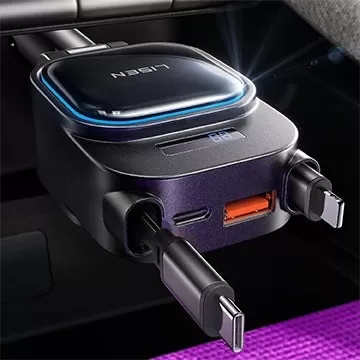 Lisen 96W Bộ sạc xe có thể thu vào