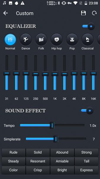 Equalizer Music Player Captura de pantalla 2